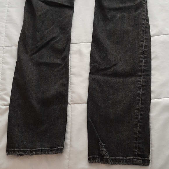 & Denim black distressed skinny high waist jeans - Picture 11 of 11